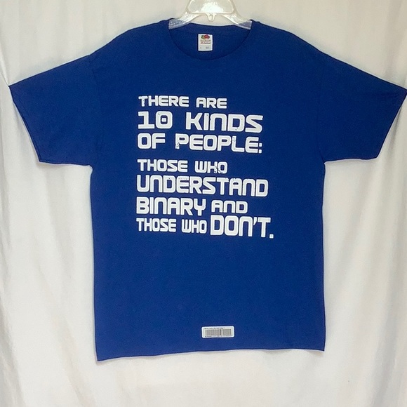 Understand Binary Graphic T-Shirt Men’s LRG NWOT - Picture 1 of 8